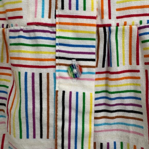 Kids Pride Dress LGBTQ+ Rainbow Flag Gender Inclusive Kids NWOT 10 12 Large - Picture 4 of 5